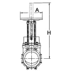 Cast iron Knife gate valve  | KP-190